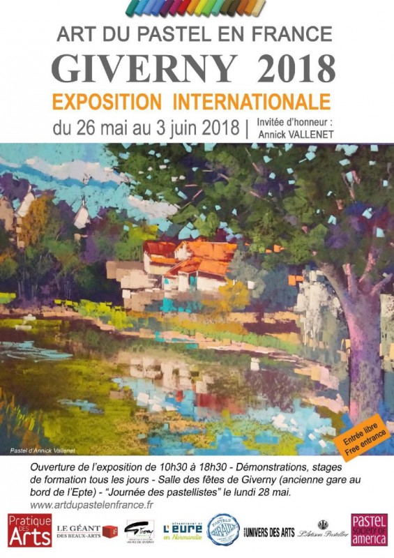 Mireille Ledrappier - Giverny 2018 - Art du Pastel en france