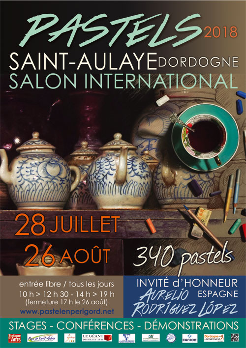Salon St Aulaye 2018- Pastel en Périgord