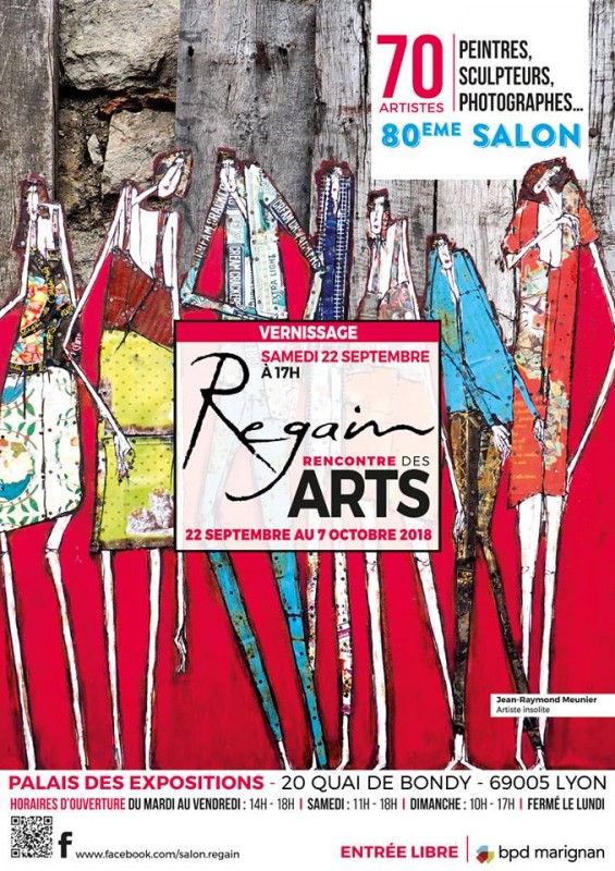 Salon Regain - Rencontre des Arts - Palais des expositions - Quai Bondy - Lyon -