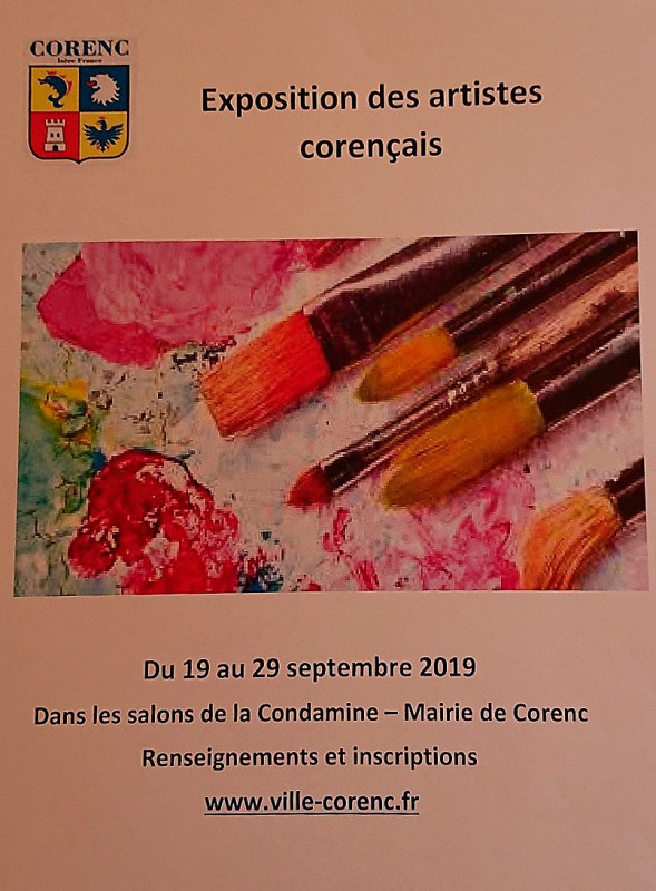 exposition des artistes corençais