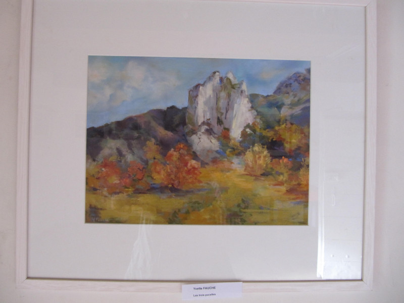 Pastel de Yvette Fauché - Les 3 pucelles