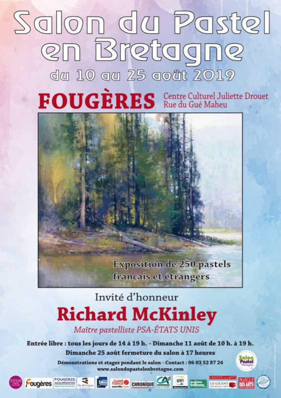 Mireille Ledrappier Salon du Pastel en Bretagne 2019