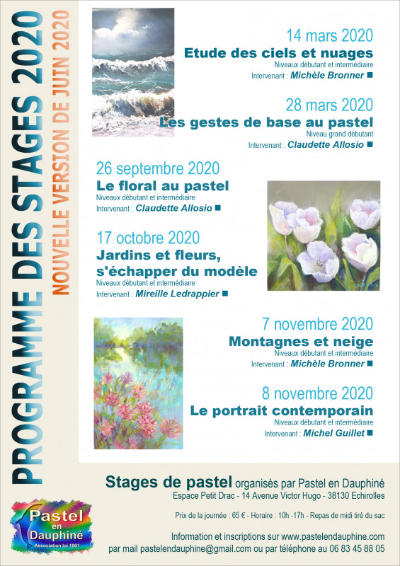 Stages de pastel Automne 2020