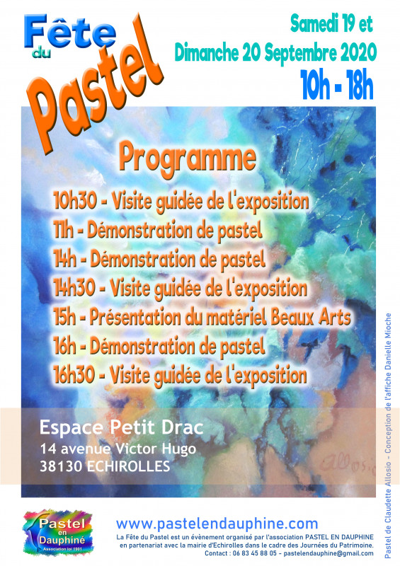 Fête du pastel 19 et 20 septembre 2020