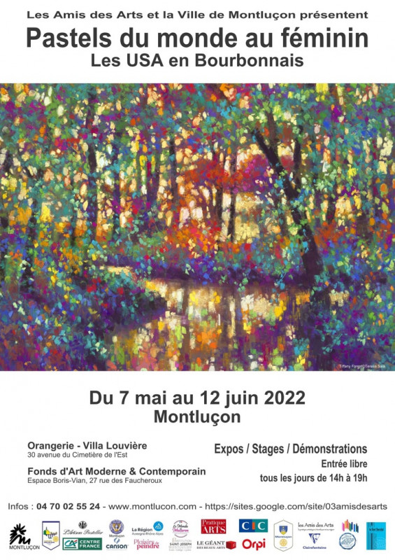 Pastels du monde au féminin, les USA en Bourbonnais à Montluçon